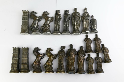 Pièces échec anciennes - pièces,